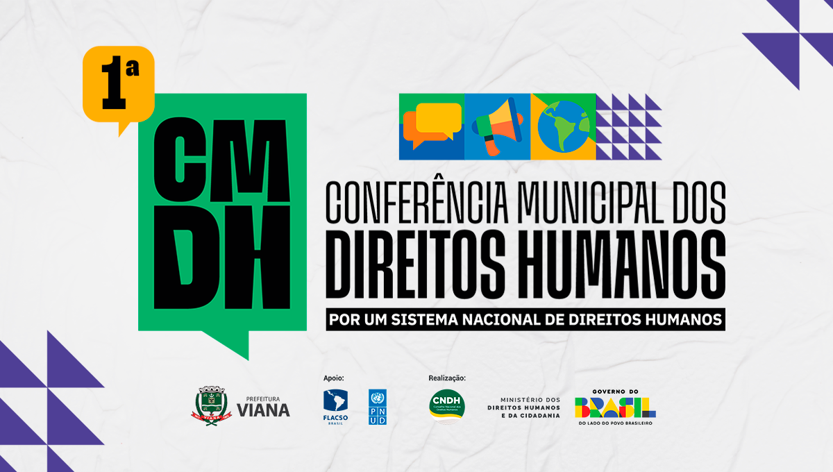 Abertas as inscrições para a 1ª Conferência Municipal de Direitos Humanos